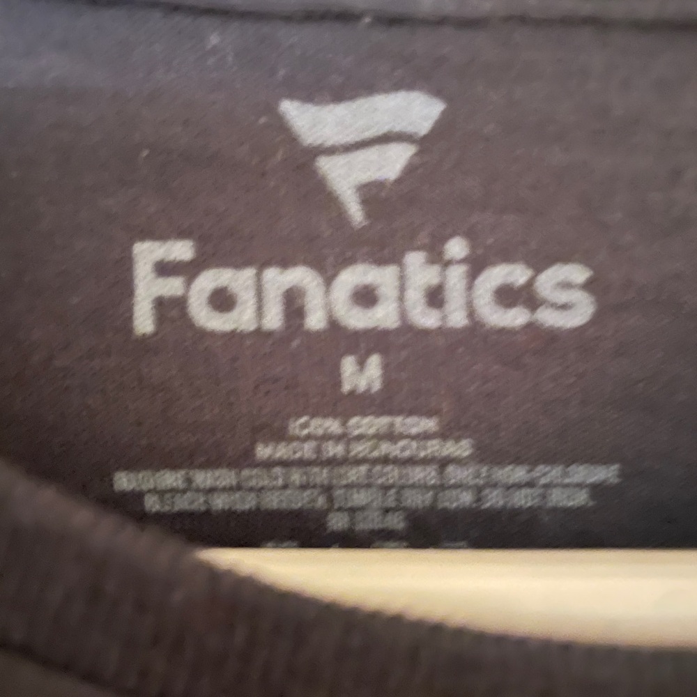 NWT Fanatics Black Georgia Long Sleeve Tee - Picture 4 of 5